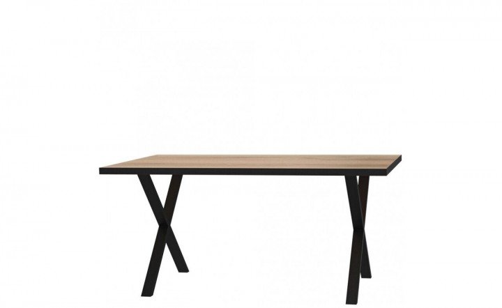 Стол обеденный CAREA TBLT422 FORTE слива Comano / черный мат / дуб